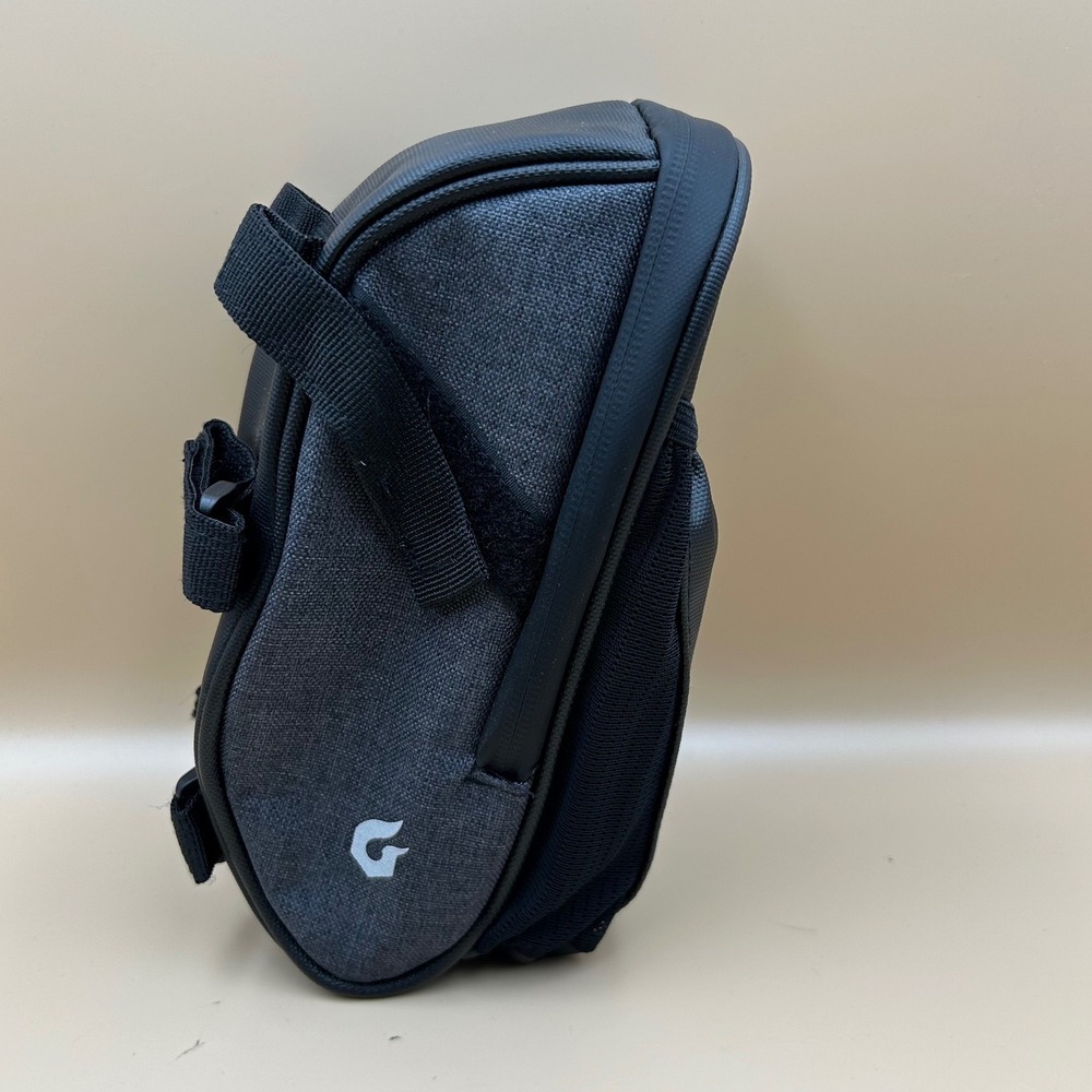Louis Garneau Bike Saddle Bag Black Gray Under Seat Cycling Tool Pouch